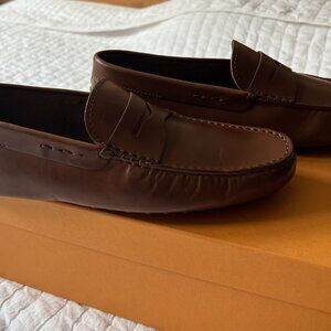 TOD'S Gommino Driving Shoes in Brown Leather